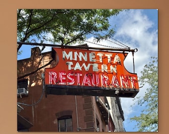 Minetta Tavern Photograph: Greenwich Village NYC Cityscape