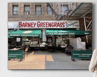 Barney Greengrass almost 120 years old! Upper West Side Manhattan. NYC Restaurant, Storefront photography.