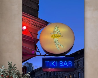 Tiki Bar since 2019 / Neon Sign Photography: Upper West Side NYC Bar