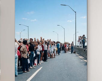 Hands Across America 1986 / Holding hands from CA to NY / Historic Photography