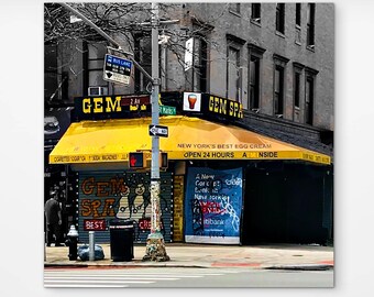 Gem Spa established 1920s / Iconic part of NYC's East Village neighborhood. / NYC  historic & loved shops