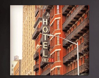 Chelsea Hotel Sign: Sid & Nancy, NYC History, Neon Photography