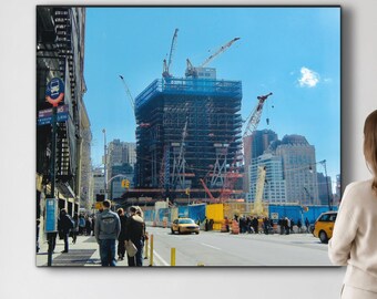 World Trade Center Rebuilding 2008 Photograph: Post-9/11 NYC History (Printed)