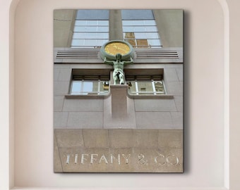Tiffany & Co aka Tiffanys / founded in 1837, this new Flagship store opened in 1940 / famous jewelry store / NYC storefront photography
