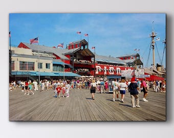 Pier 17 South Street Seaport / 1980s iconic Red Building / Historic NYC Photography