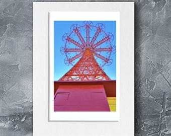 Coney Island Parachute Jump: Historic Landmark Photograph