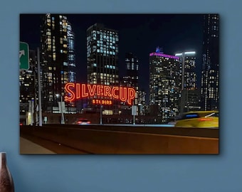 Silvercup movie studios / Neon sign / Long Island City / New York City Photograph