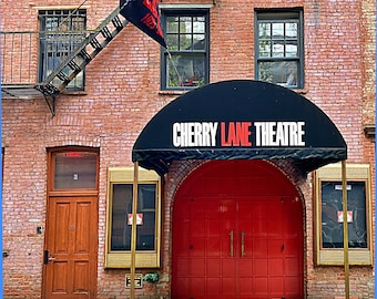 PHOTO / The Cherry Lane Theater /  New York City / Landscape Photo / NYC Photo