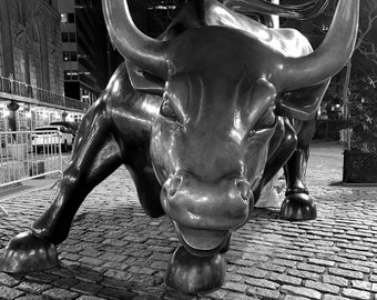 NYSE Bull / Wall Street / Charging Bull / NYC photography