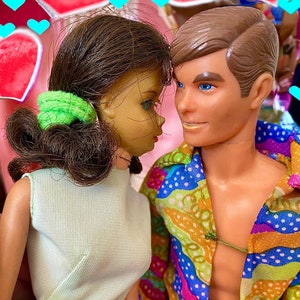 1970s Barbies / Barbie and Ken groovy lovebirds / Doll photography