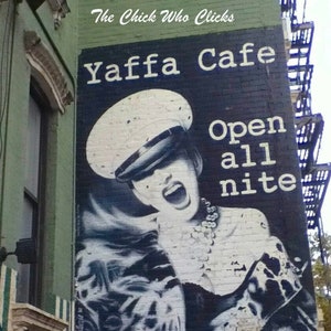 Yaffa Cafe / East Village / old NYC Photograph