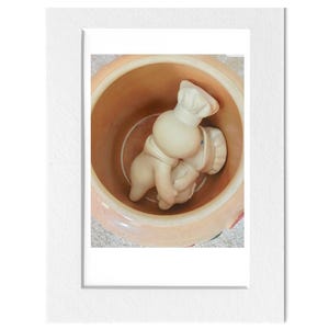 Foto de um pote de biscoitos McCoy antigo: Beijo secreto do Doughboy