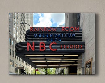NBC studios / Rainbow Room / Observation Deck / SNL / NYC Neon photography