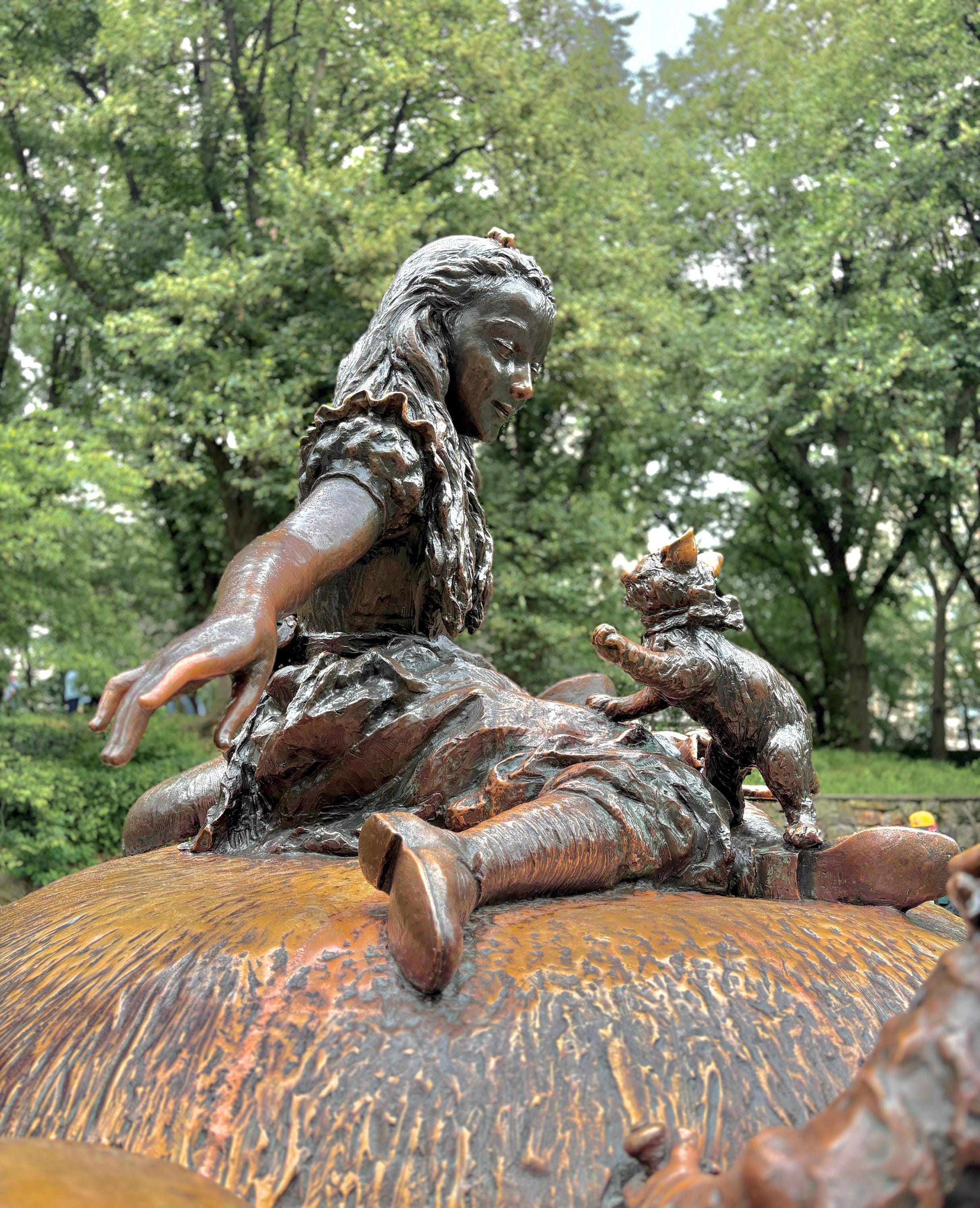 Alice in Wonderland Statue Photo: Central Park, NYC - Etsy