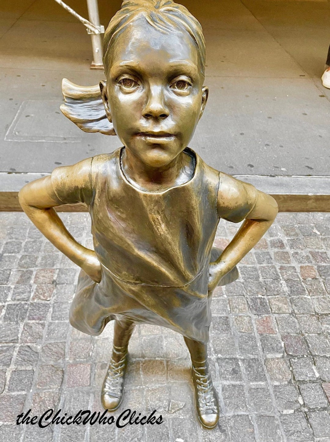 Fearless Girl Statue / NYC Photo / NYSE / Financial District FIDI Etsy