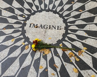 IMAGINE / John Lennon Memorial / Strawberry Fields / NYC Photo