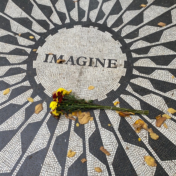 IMAGINE / John Lennon Memorial / Strawberry Fields / NYC Photo