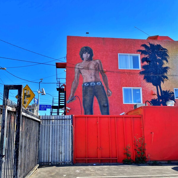 Jim Morrison / The Doors / Venice Beach Los Angeles / Street Art Photography