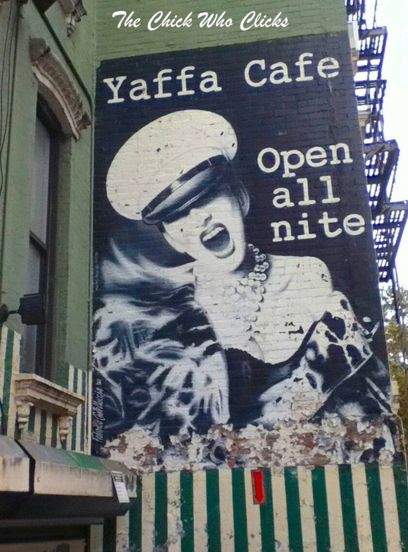 Yaffa Cafe / East Village / old NYC Photograph image 1