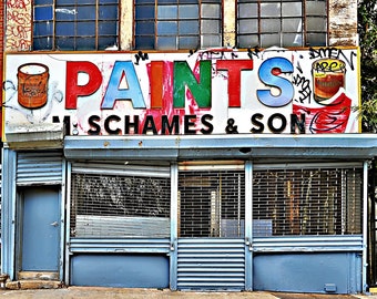 M. Shames & Son / Lower East Side paint store / NYC photograph