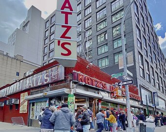 PHOTO / KATZ's Deli / Lower East Side Sandwich, Deli Shop / Iconic Restaurants Manhattan / NYC photo