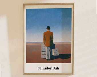 Salvador Dali Surrealism Poster - Abstract Art Print, Modern Contemporary Wall Decor