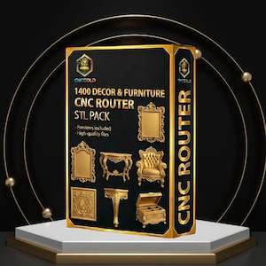 Ultimate Decor & Furniture 1400 models STL Bundle – CNC Router, Laser and 3D Printer Mega Pack