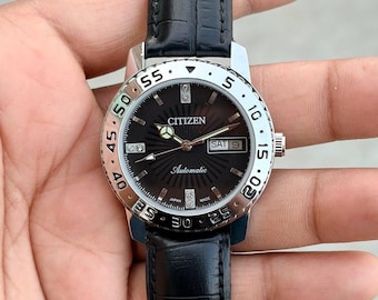 Montre vintage Citizen 21 rubis automatique Réf-8200 jour et date reconditionnée au Japon