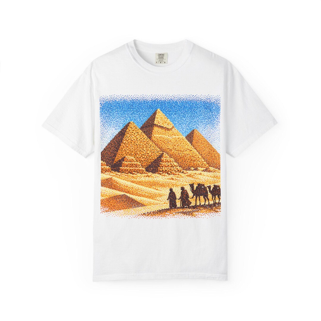Egypt Pyramids T-shirt | Ancient Egypt Pyramid Graphic Tee - Etsy