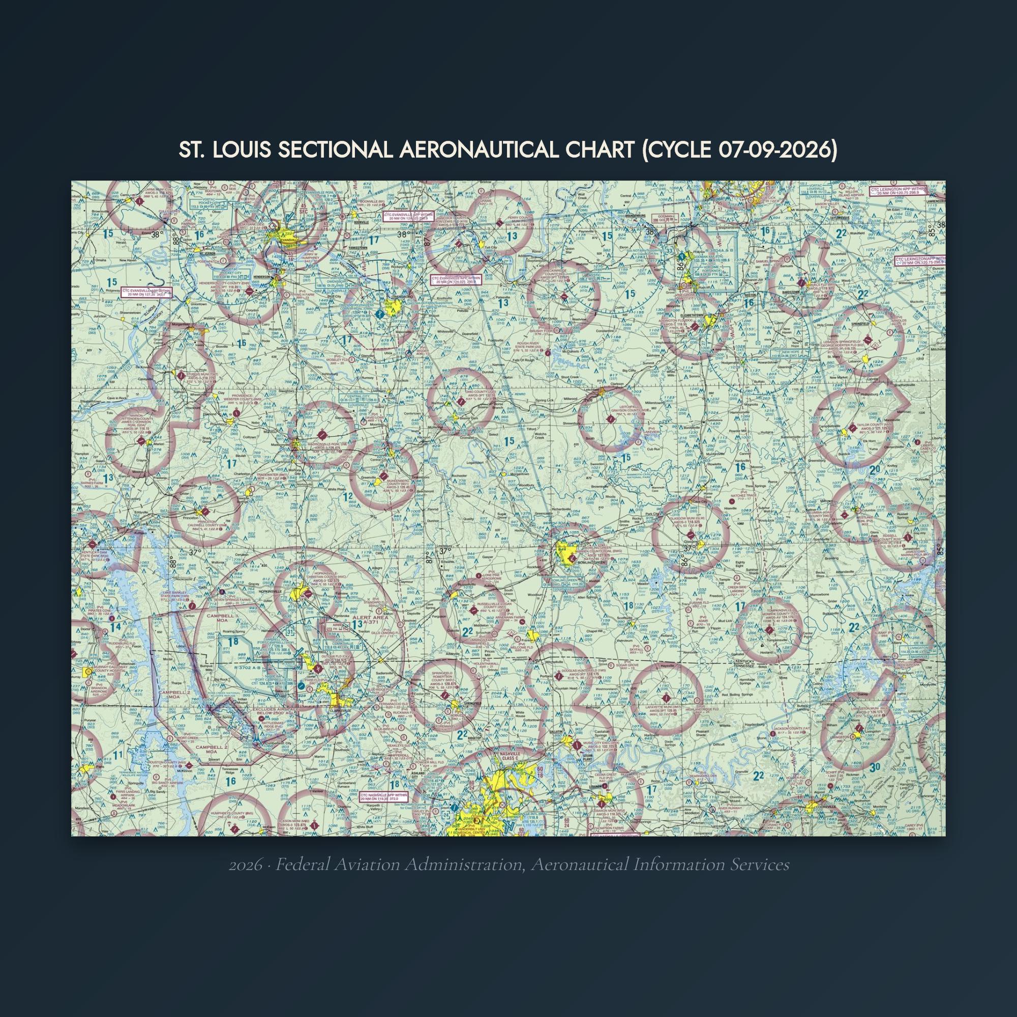 Vintage Aeronautical Charts - Etsy Israel
