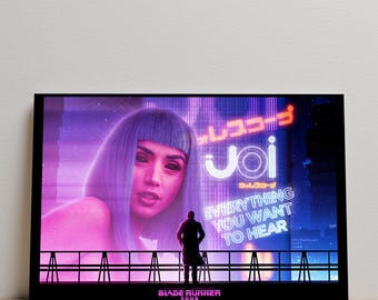 Póster de Blade Runner, arte mural de película de culto, impresión en lienzo sin marco, decoración cinematográfica, obra de arte cinematográfica
