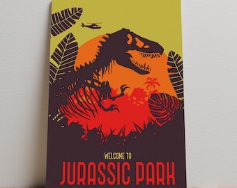 ジュラシック パーク プリント - ゲート入口ポスター 子供部屋 壁