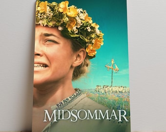 Midsommar Poster, Florence Pugh, Kunst, Leinwanddruck ohne Rahmen, Dekoration, Film Poster Geschenk