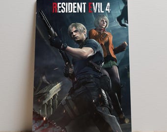 バイオハザード4 リメイク、ポスタープリント - Etsy 日本