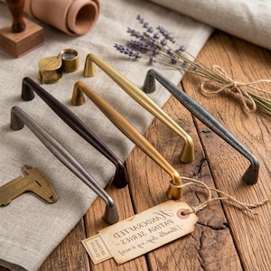 Maniglie per mobili in ottone anticato/Pomelli per porte moderni/Maniglie per cassetti in oro spazzolato/Maniglie per mobili da cucina/Maniglie per armadi/Pomelli per ferramenta vintage