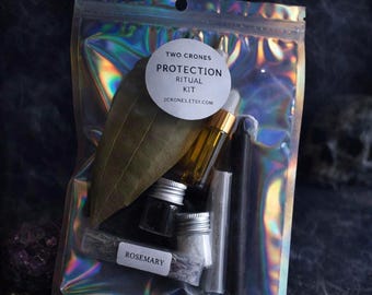 Protection Ritual Kit – Black Candle Spell Set for Shielding & Spiritual Strength