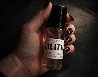 LILITH- 30mL roll-on perfume oil - vegan cruelty-free - gothic - witch - alternative
