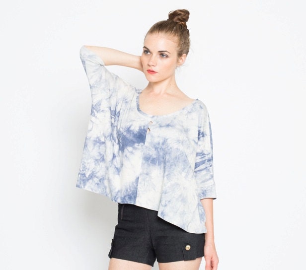 front triangle cut out shirt