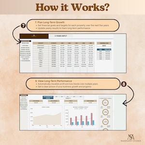 Airbnb Income and Expense Tracker Excel Light Mode Rental Property Spreadsheet Profit Loss Bookkeeping Property Management Planner