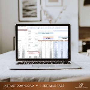 Laptop screen displaying a dark-mode Debt Payoff Calculator in Excel, with credit-card balance tracker and payoff timeline.