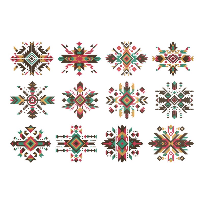 Aztec Embroider Aztec Embroidery - Etsy