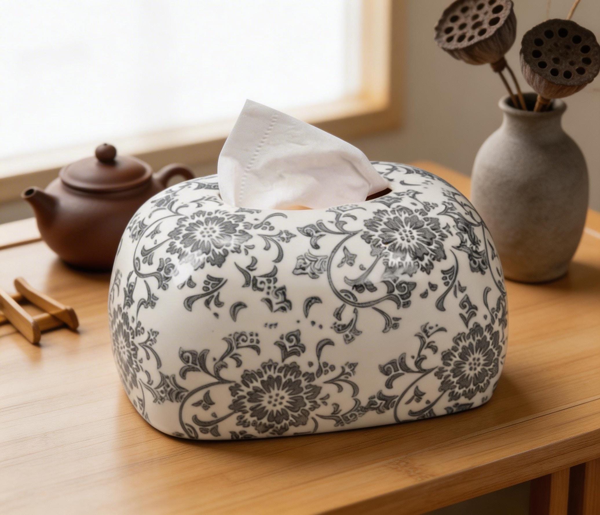 Geel Afneembare Lederen Tissue Box Houder Rechthoekige Vierkante Tissue Box Cover Dispenser voor Home Office Auto Automotive Decoratie
