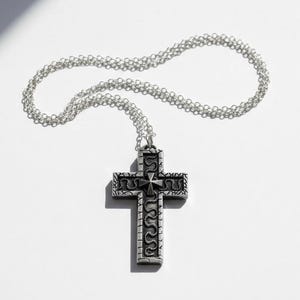 サノス クロス ネックレス、プレイヤー230 イカ シークレット コンパートメント ペンダント