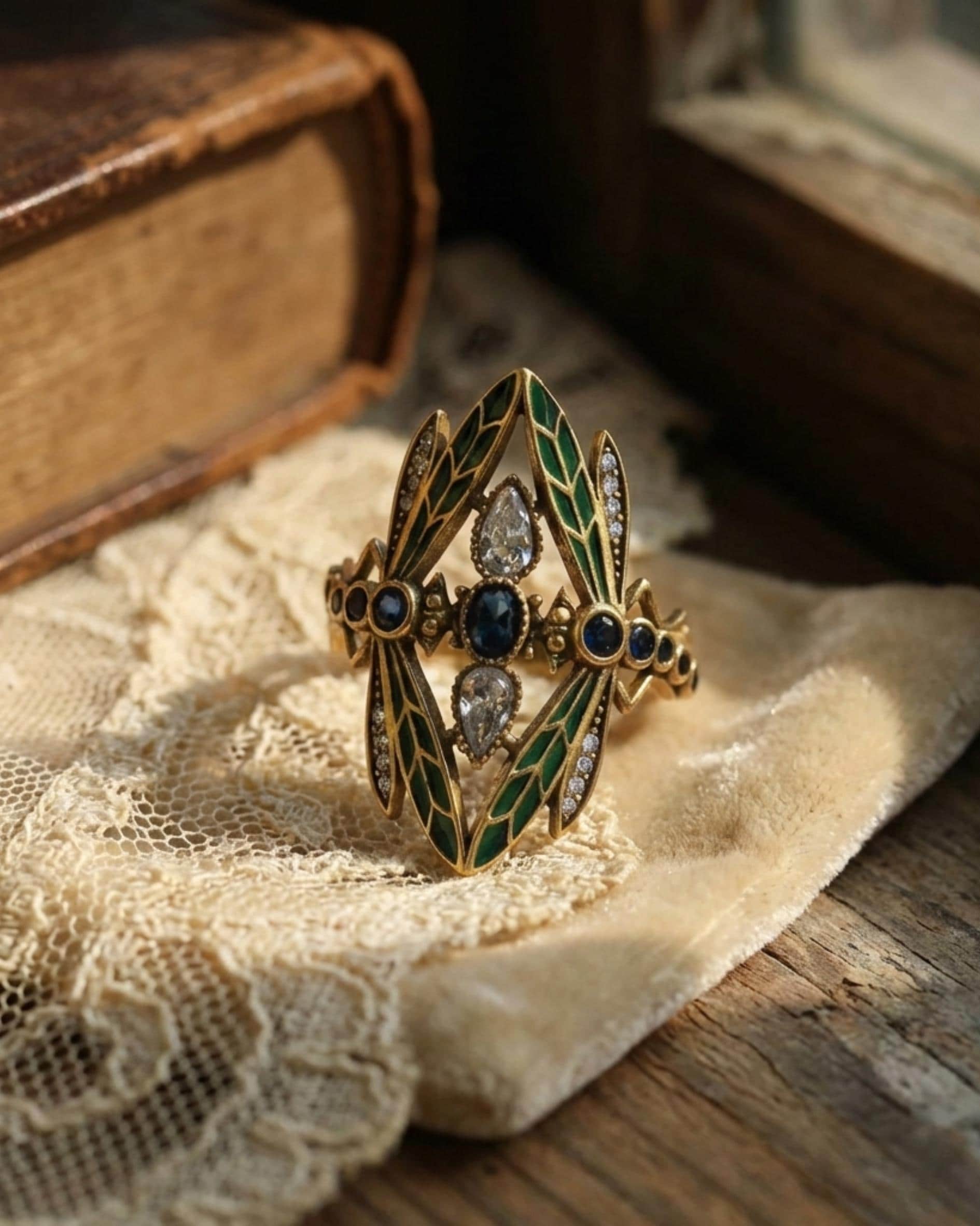 Art nouveau ring - Etsy 日本