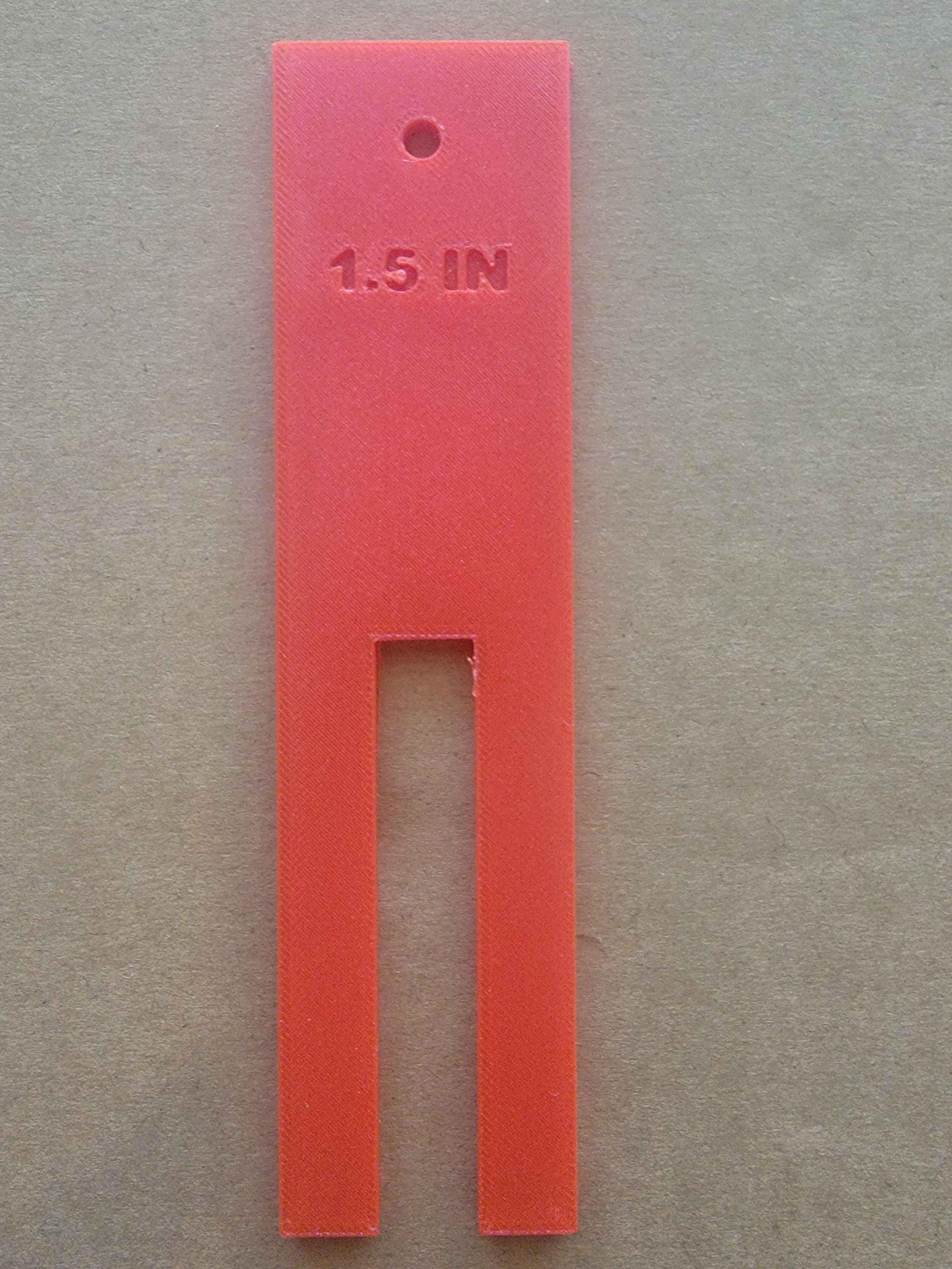 3D Printed PLA Bow Maker Tool for Homecoming Mums, Ribbon Ruler ...