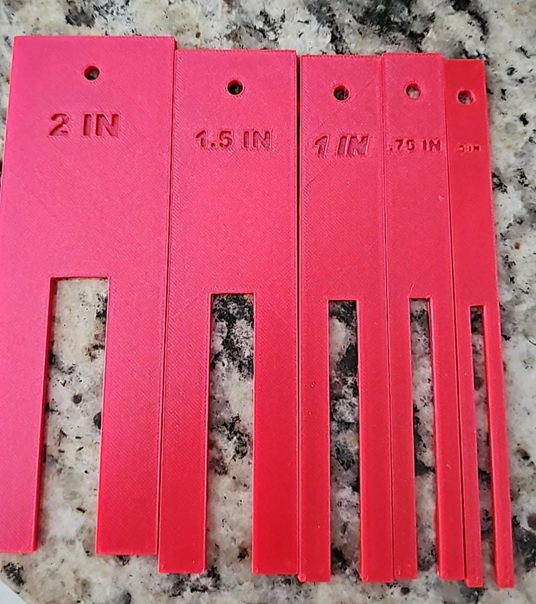 Pla Ribbon 3D Printed PLA Bow Maker Tool for Homecoming Mums, Ribbon Ruler ...