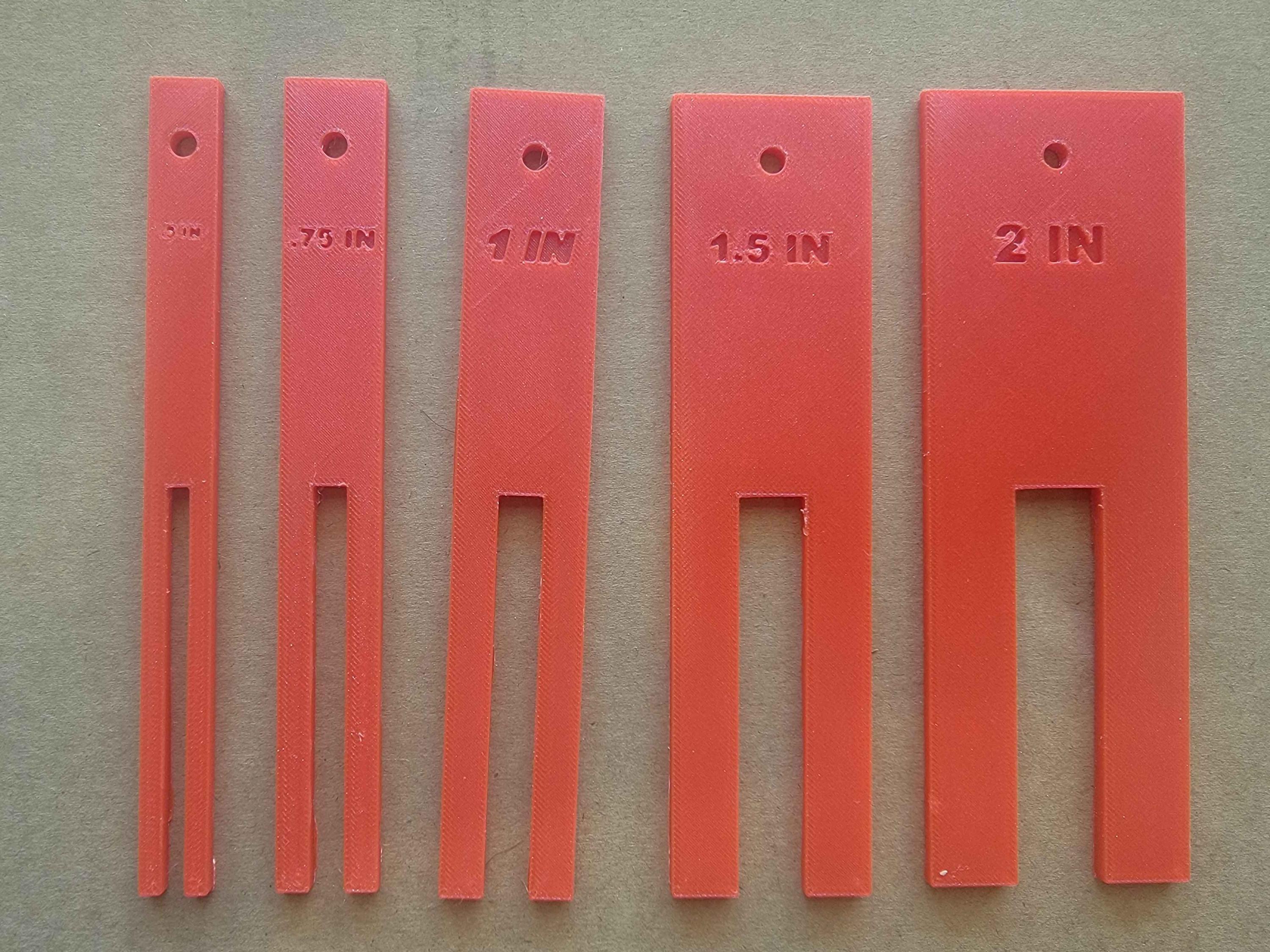 3D Printed PLA Bow Maker Tool for Homecoming Mums, Ribbon Ruler ...