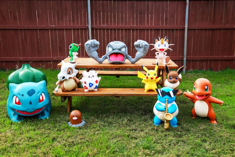 Life Sized Pokémon Props / Decor (large >1.5ft) - Etsy
