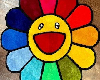 Alfombra personalizada / Alfombra Kaws / Alfombra con mechones personalizada / Diseño personalizado / Alfombra hecha a mano / Alfombra de anime / Alfombra de dormitorio / Alfombra con mechones / Alfombra de anime