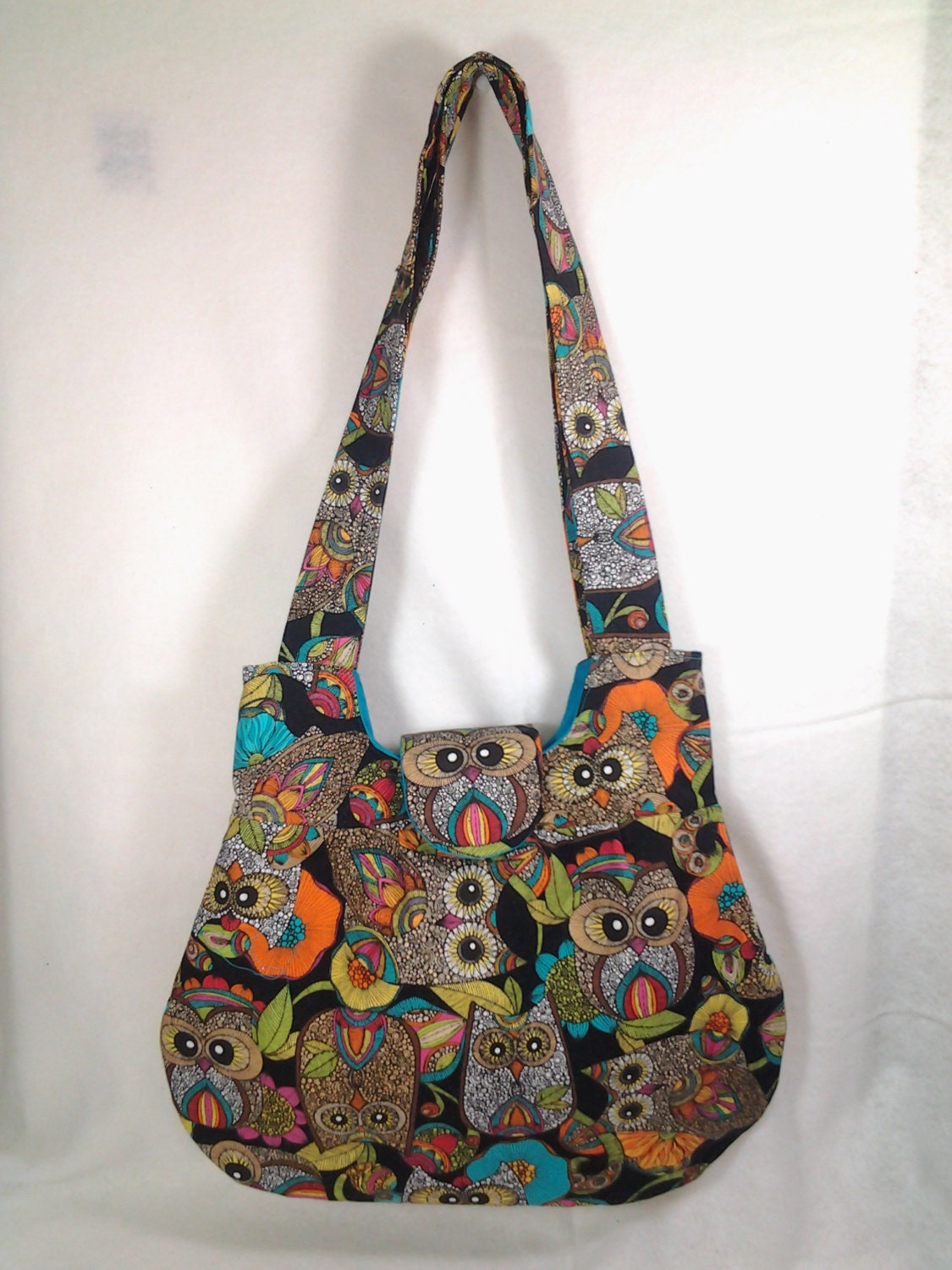 Little Owl Jewel Tone Handbag Tote | Etsy